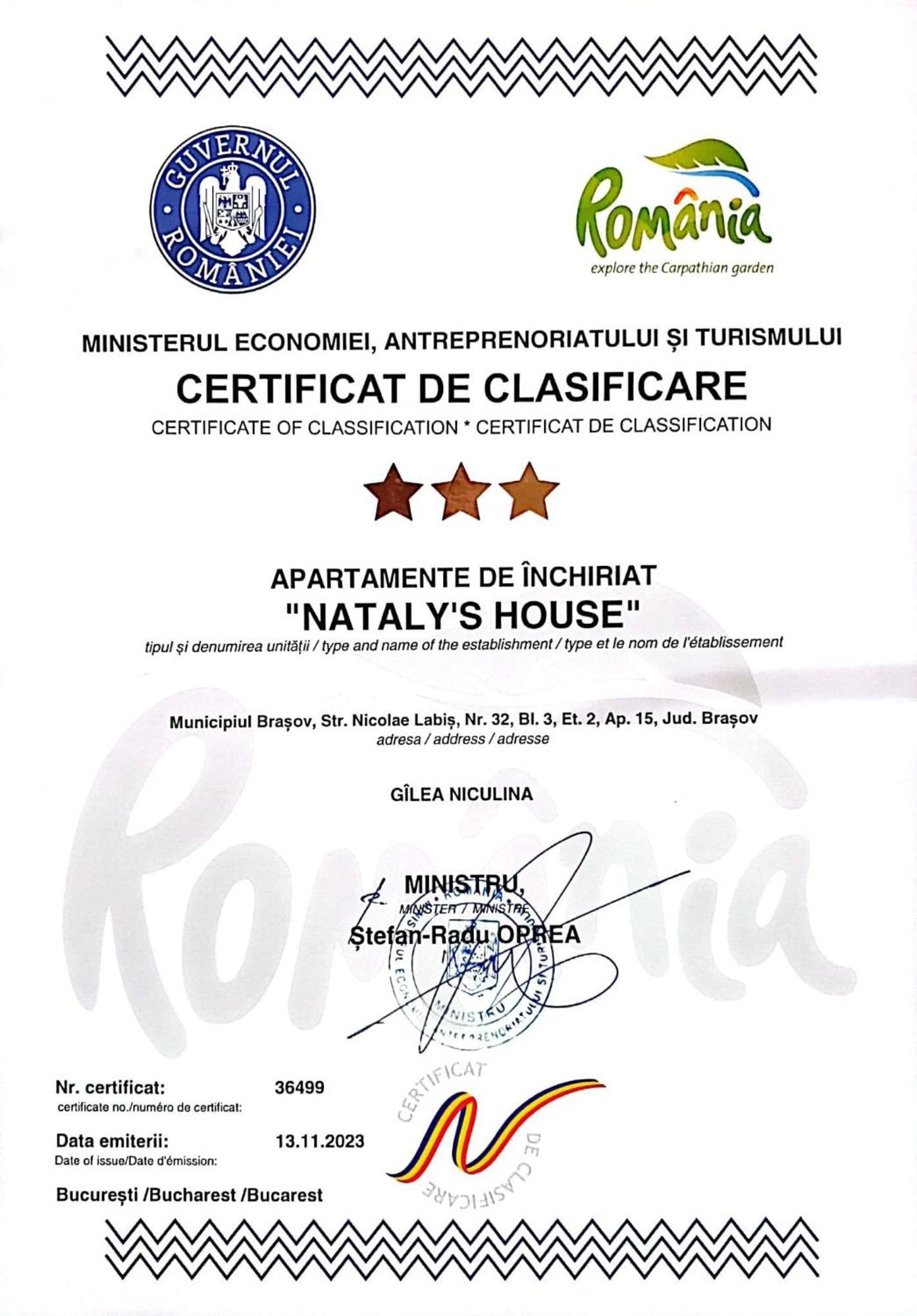 Nataly'S House Leilighet Braşov Eksteriør bilde